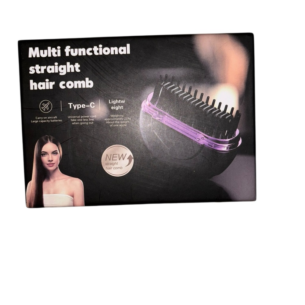 Multi-Functional Straight Hair Comb